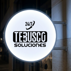 BANDEROLA LUMINOSA REDONDA